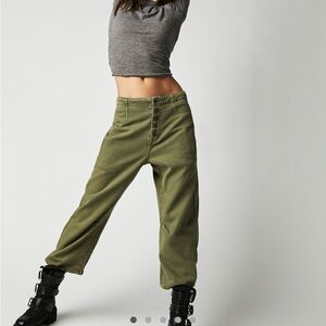 Free People Osaka Jean in Olive size 24